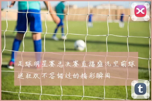 足球明星赛总决赛直播盛况空前球迷狂欢不容错过的精彩瞬间